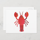 ハマー ラングステ ロブスター ポストカード (正面/裏面)