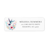 ハミお洒落ドリ差出人住所ラベル ラベル (正面)