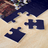 ハミかわいらしドリ、バードハウス、ブルーベリー ジグソーパズル (側面)