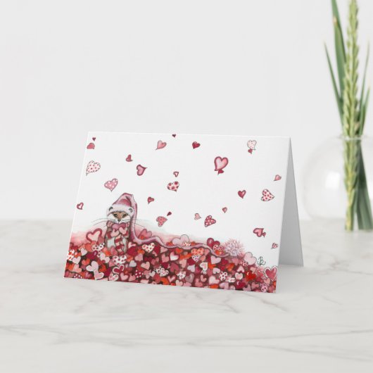 ハミエハムスターバレンティンズデイカード シーズンカード (正面)