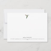 ハミエレガントドリ ノートカード (正面)