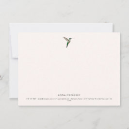 ハミエレガントドリ ノートカード