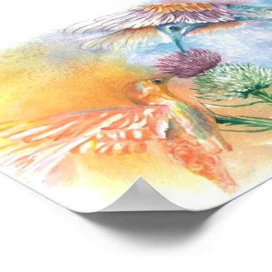 ハミカラフルドリ ポスター (角)