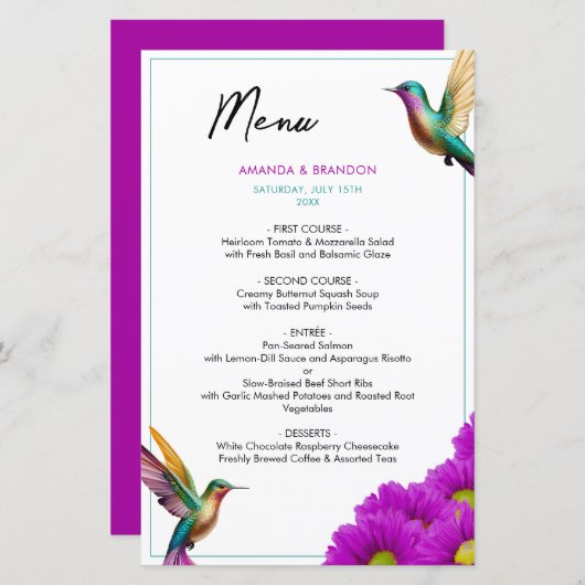 ハミカラフルニドリ紫のデイジー結婚ズ (正面/裏面)