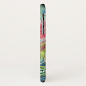 ハミカラフルンバードシルク絵を描アート Case-Mate iPhoneケース (裏面/左)