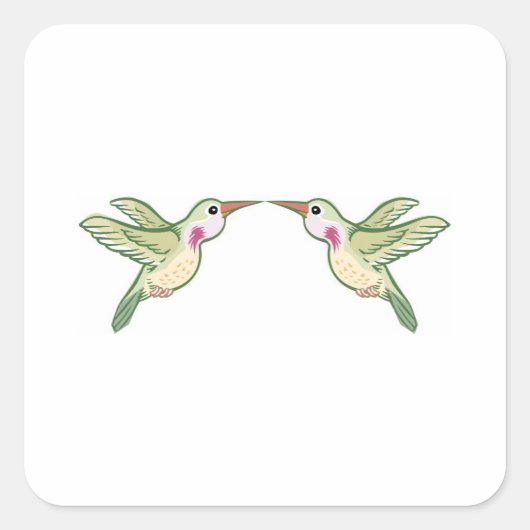 ハミキスをするドリ スクエアシール (正面)