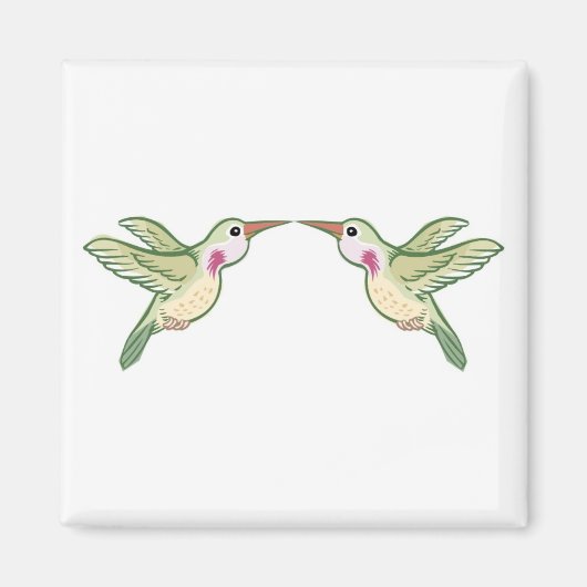 ハミキスをするドリ マグネット (正面)