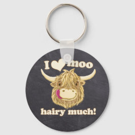 ハミッシュは毛モー毛が大好き！ハイランド牛 キーホルダー