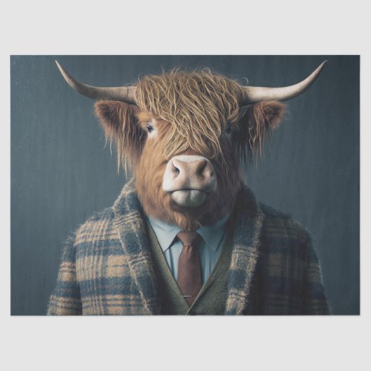 ハミッシュザハイランドカウデコペティッシュペーパー 薄葉紙 (正面)