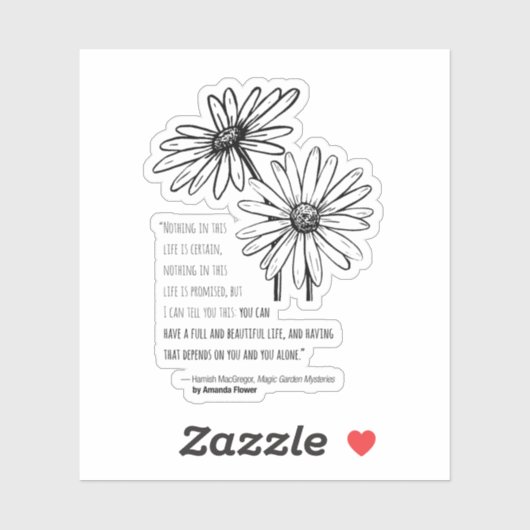 ハミッシュマグレガーデイジービニールステッカー シール (シート)