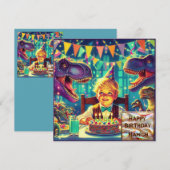 ハミッシュ~誕生日カード~パープルブルー~ (正面/裏面)