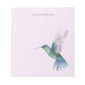 ハミパーソナライズされたドリの水色 ノートパッド (正面)