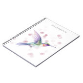 ハミパーソナライズされたドリの水色 ノートブック (左側)