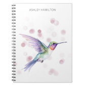 ハミパーソナライズされたドリの水色 ノートブック (正面)