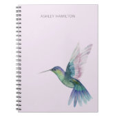 ハミパーソナライズされたドリの水色 ノートブック (正面)