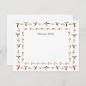 ハミパーソナライズされたドリ ノートカード (正面/裏面)