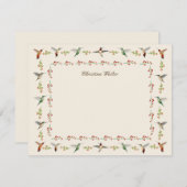 ハミパーソナライズされたドリ ノートカード (正面/裏面)