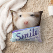 ハミビル – かわいいハムスタージオデザイン クッション (ブランケット)