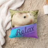 ハミビル – かわいいハムスタージオデザイン クッション (ブランケット)