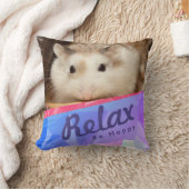 ハミビル – かわいいハムスタージオデザイン クッション (ブランケット)