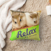 ハミビル – かわいいハムスタージオデザイン クッション (ブランケット)