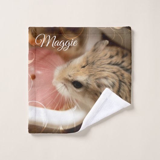 ハミビル – かわいいハムスター ウォッシュタオル (ウォッシュタオル)