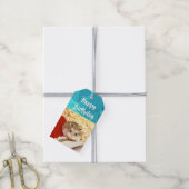 ハミビル – かわいいハムスター ギフトタグ (より糸付き)