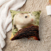 ハミビル – かわいいハムスター クッション (ブランケット)