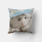 ハミビル – かわいいハムスター クッション (裏面)