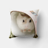 ハミビル – かわいいハムスター クッション (裏面)