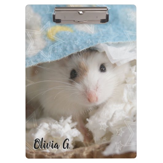 ハミビル – かわいいハムスター クリップボード (正面)