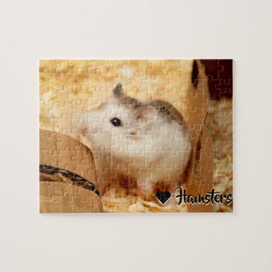 ハミビル – かわいいハムスター ジグソーパズル (横)