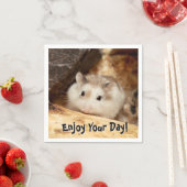 ハミビル – かわいいハムスター スタンダードカクテルナプキン (インサイチュ)