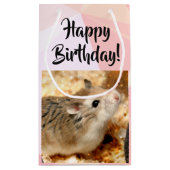 ハミビル – かわいいハムスター スモールペーパーバッグ (裏面)