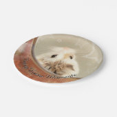 ハミビル – かわいいハムスター ペーパープレート (アングル)