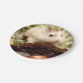 ハミビル – かわいいハムスター ペーパープレート (アングル)