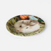 ハミビル – かわいいハムスター ペーパープレート (アングル)