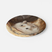 ハミビル – かわいいハムスター ペーパープレート (アングル)