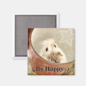 ハミビル – かわいいハムスター マグネット (正面/裏面)