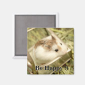 ハミビル – かわいいハムスター マグネット (正面/裏面)