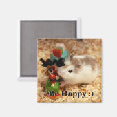 ハミビル – かわいいハムスター マグネット (正面/裏面)