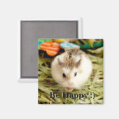ハミビル – かわいいハムスター マグネット (正面/裏面)