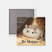 ハミビル – かわいいハムスター マグネット (正面/裏面)