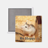 ハミビル – かわいいハムスター マグネット (正面/裏面)