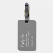 ハミビル – かわいいハムスター ラゲッジタグ (裏面縦)