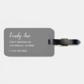 ハミビル – かわいいハムスター ラゲッジタグ (裏面横)