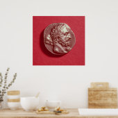 ハミルカー・バルカの頭を持つプニックコイン ポスター (キッチン)