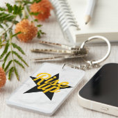 ハミルトンは上がります キーホルダー (正面右)