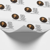 ハミルトンは決して完全な仕事の不完全な人を期待しません ラッピングペーパー (角)