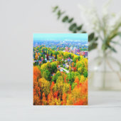 ハミルトンオンタリオ秋のエスパメントツリー ポストカード (スタンド正面)